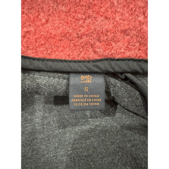 Scotch & Soda Mens S Red Striped Outdoor Equipment Wool Blanket Jacket Western - Picture 8 of 10